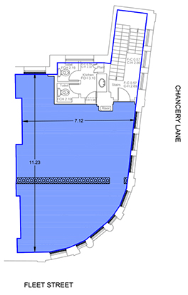 193 Fleet Street, London EC4A 2AH - First Floor Plan