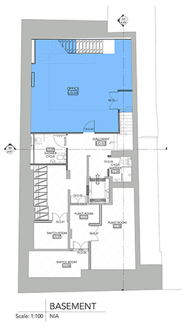 19 Great Winchester Street, Basement Floor Plan
