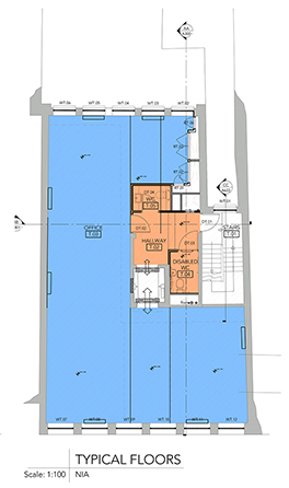 19 Great Winchester Street, Typical Floor Plan